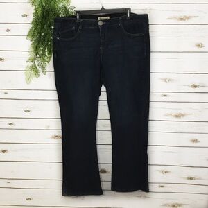Democracy jeans women's size 20W "Ab" technology  plus size stretch dark